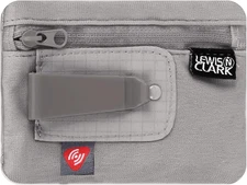 RFID Hidden Clip Stash Money Belt Travel Pouch + Credit Card/Id Holder for Women