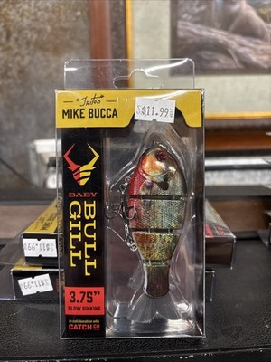 Catch co mike bucca's baby bull gill swimbait 3.75'' slow sinking Ruby gill