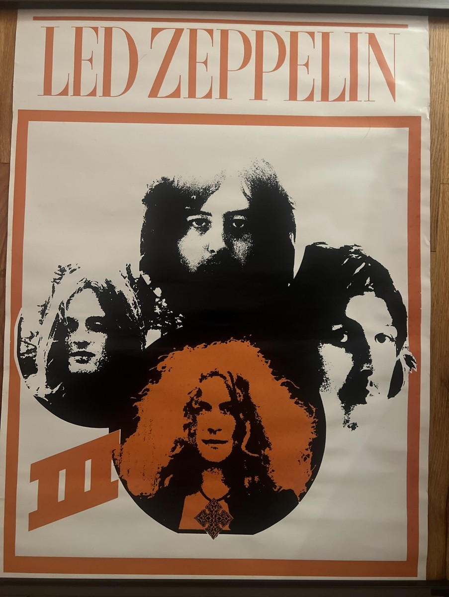 LED ZEPPELIN / Led Zeppelin III 1970 UK Original Promo Poster