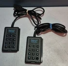 Lot of 2 Vintage Atari 2600 Keyboard Controllers Retro Gaming Untested