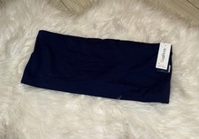 Gap Body Super Stretch Bandeau Bralette Unlined WF Womens M Medium Blue New