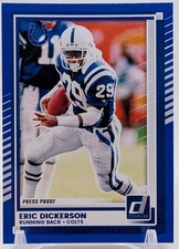 2025 Panini Donruss Football - Eric Dickerson Card 75 Blue Press Proof