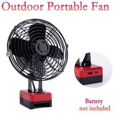 Cooling Fan For OZITO/Einhell 18V Lithium Battery Portable Handheld Cordless Fan