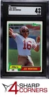 1981 TOPPS #216 JOE MONTANA RC 49ERS HOF SGC 4