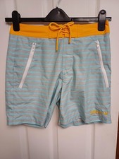 Image of Bnwt Mens Adidas Striped Lined Swim Shorts 2 Zipped Pockets Size Xsmall