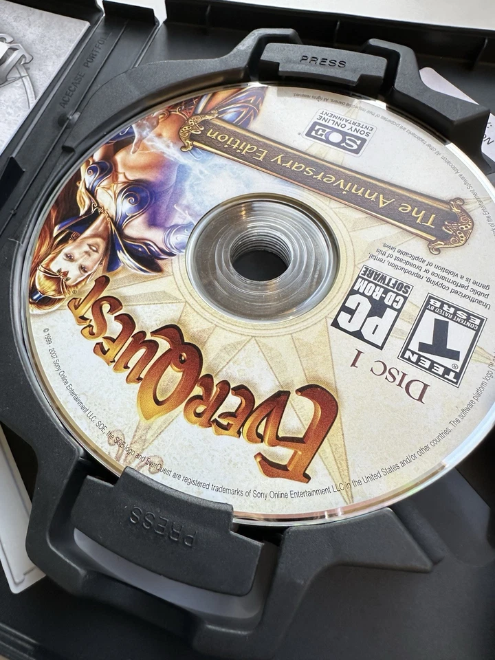 EverQuest - The Anniversary Edition (PC CD-ROM, 8-Disc Set) Complete CIB - Image 4 of 4
