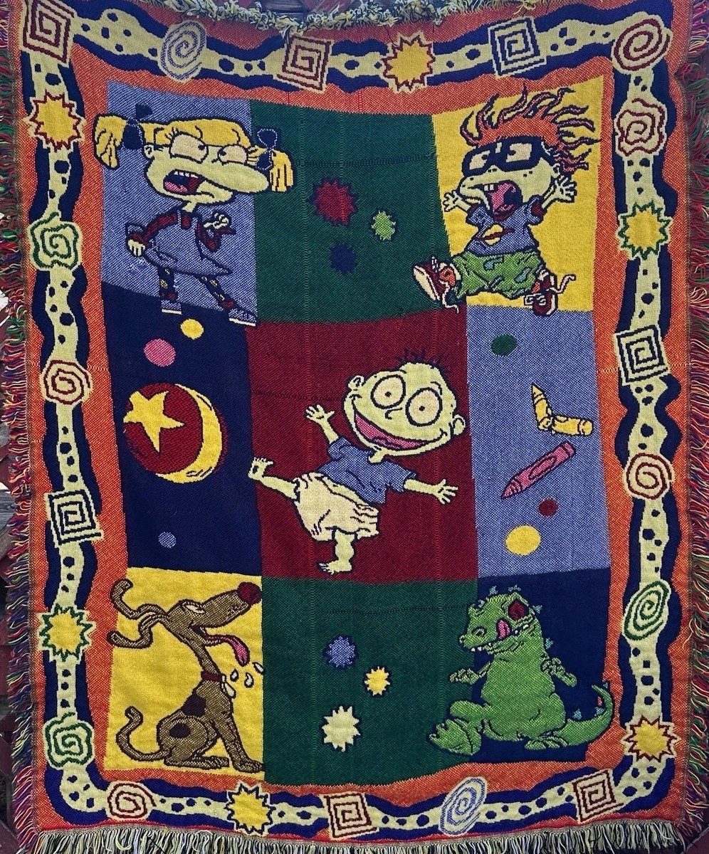 Vtg The Northwest Company Rugrats Throw Blanket 56