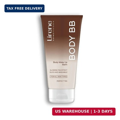 Lirene Perfect Tan Illuminating Body BB Make up Balm with Shimmering Golden Glow