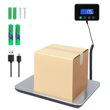 MaxWorks Digital Platform Scale 440 lb Capacity Portable Luggage Shipping  51076