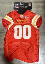 NFL Kansas City Chiefs Dog Large #00 Football Jersey Pet Gear Costume Free Ship!