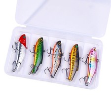 7cm 18g Synthetic Hard Lure with Internal Rattle for Enhanced Fish Attraction