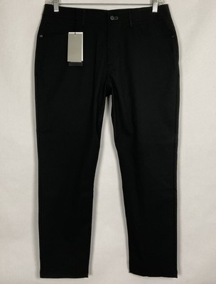 Public Rec NWT Mens Workday Performance Pant 2.0 34x28.5 Black Poly Flat New