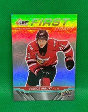 2024-25 Upper Deck CHL Pierce Mbuyi First Draft Insert Owen Sound Attack #FD-11