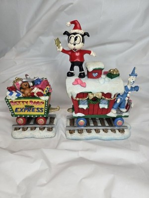 Betty Boop Christmas Train By Danbury Mint 2001 - 2 Pcs Incomplete, Replacements