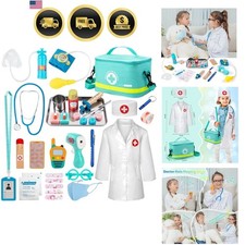 Doctor Kit for Kids, 34 Pcs Pretend Playset for Toddlers, Doctor kit for Todd...