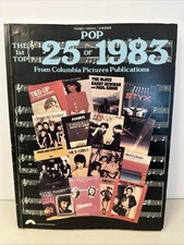 Vintage Piano/Vocal/Chords Book, Pop The 1st Top 25 of 1983 Columbia Pictures