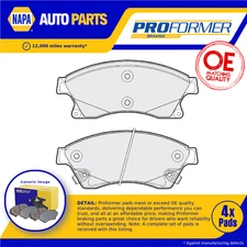 Brake Pads Set fits CHEVROLET AVEO T300 1.4 Front 2013 on Proformer Quality