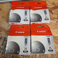 Lot Of 4 Canon Pgi-35 Black Ink Cartridge 1509B002