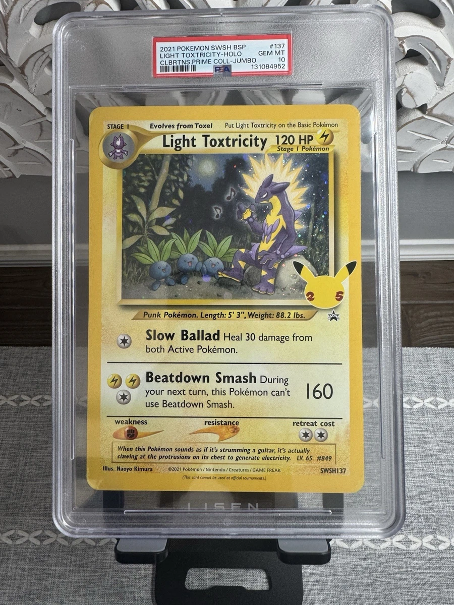 Light Toxtricity SWSH137 Jumbo Cards for sale | eBay