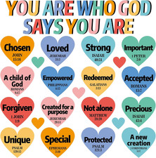 Christian Bulletin Board Decorations God Says You Are Religious Classroom