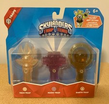 Skylanders - Trap   Team - Trap Crystal 3-pack - Tech, Magic, Earth - BNIFSP