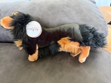 My Dog Mini Dachshund Longhair Stuffed Animal Lifelike Realistic Plush