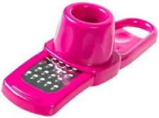 Manual Ginger Garlic Nutmeg Grater, Fruit Vegetable Chopper (Rose Red)