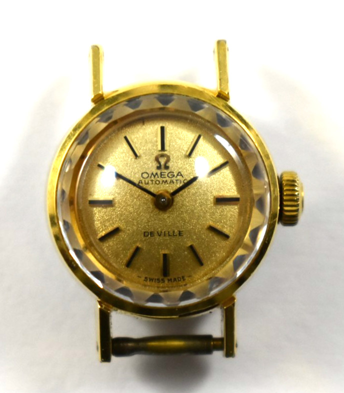 Vintage Omega De Ville Automatic  17.75mm Case Ladies Wrist Watch Runs lot.ec