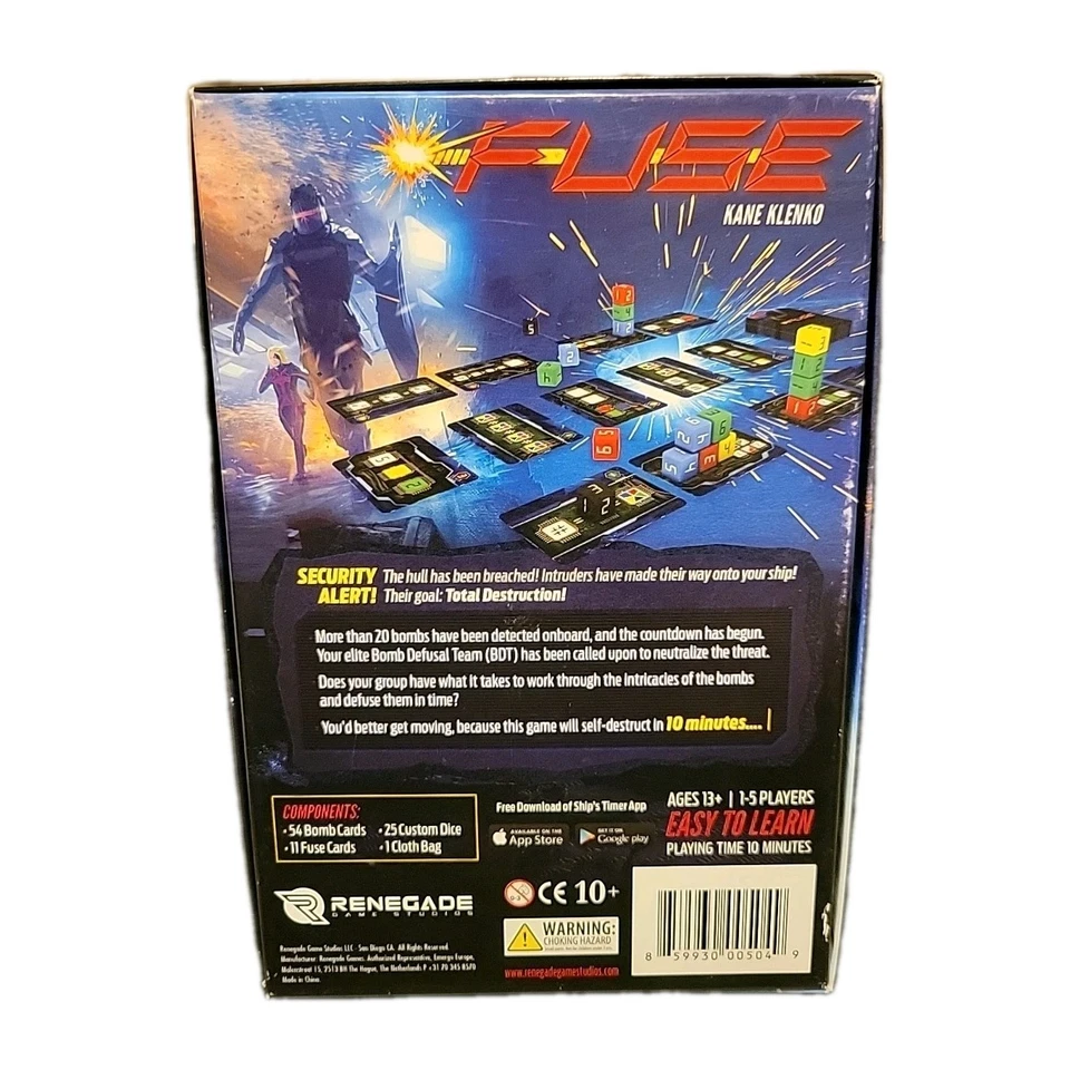 Fuse - "This Game Will Self-Destruct In 10 Mins" - Dice/Card Game. Complete. - Image 2 of 4