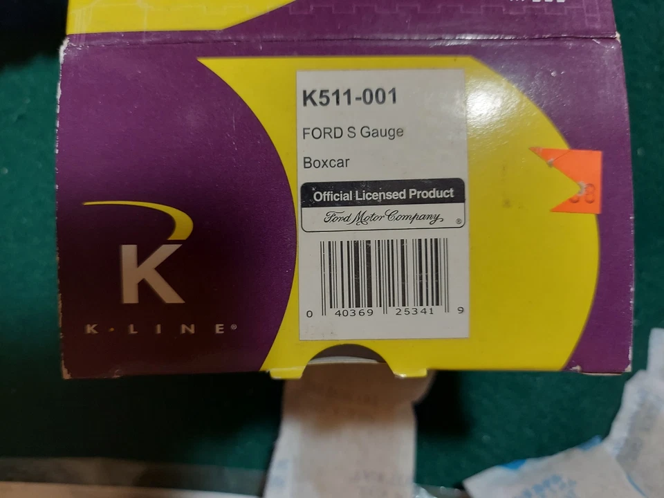 K-LINE S GAUGE #K511-001 FORD BOX CAR - Image 2 of 4