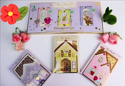 3 Beautiful Eye and Cheek Palettes TOO FACED Gingerbread Lane  (LIMITED EDITION)