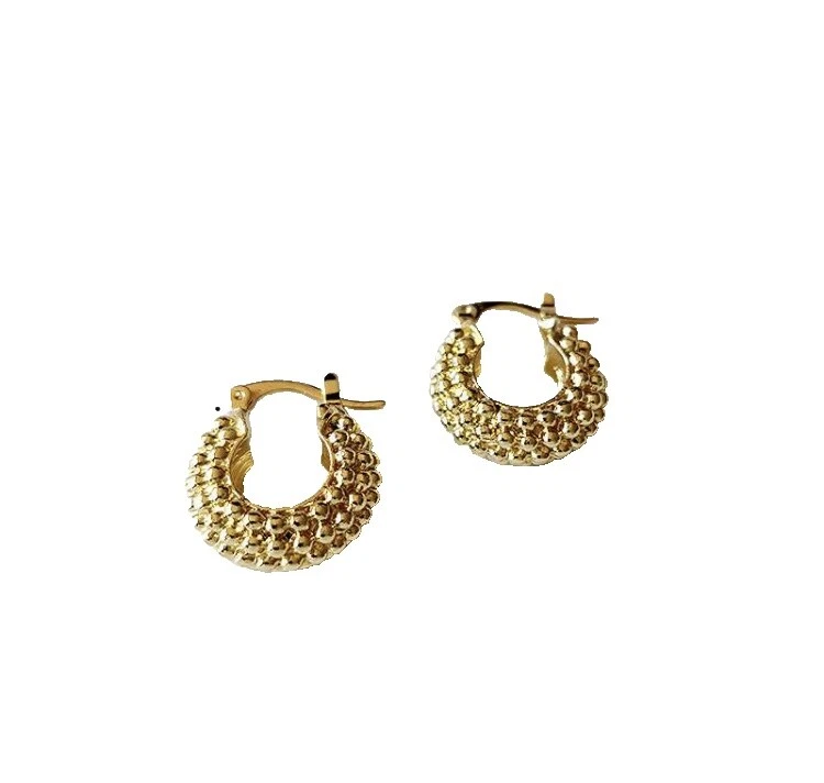 Retro Copper Fashion Earrings