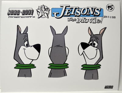 JETSON'S The MOVIE MODEL SHEET PRINT - ASTRO Heads Hanna Barbera