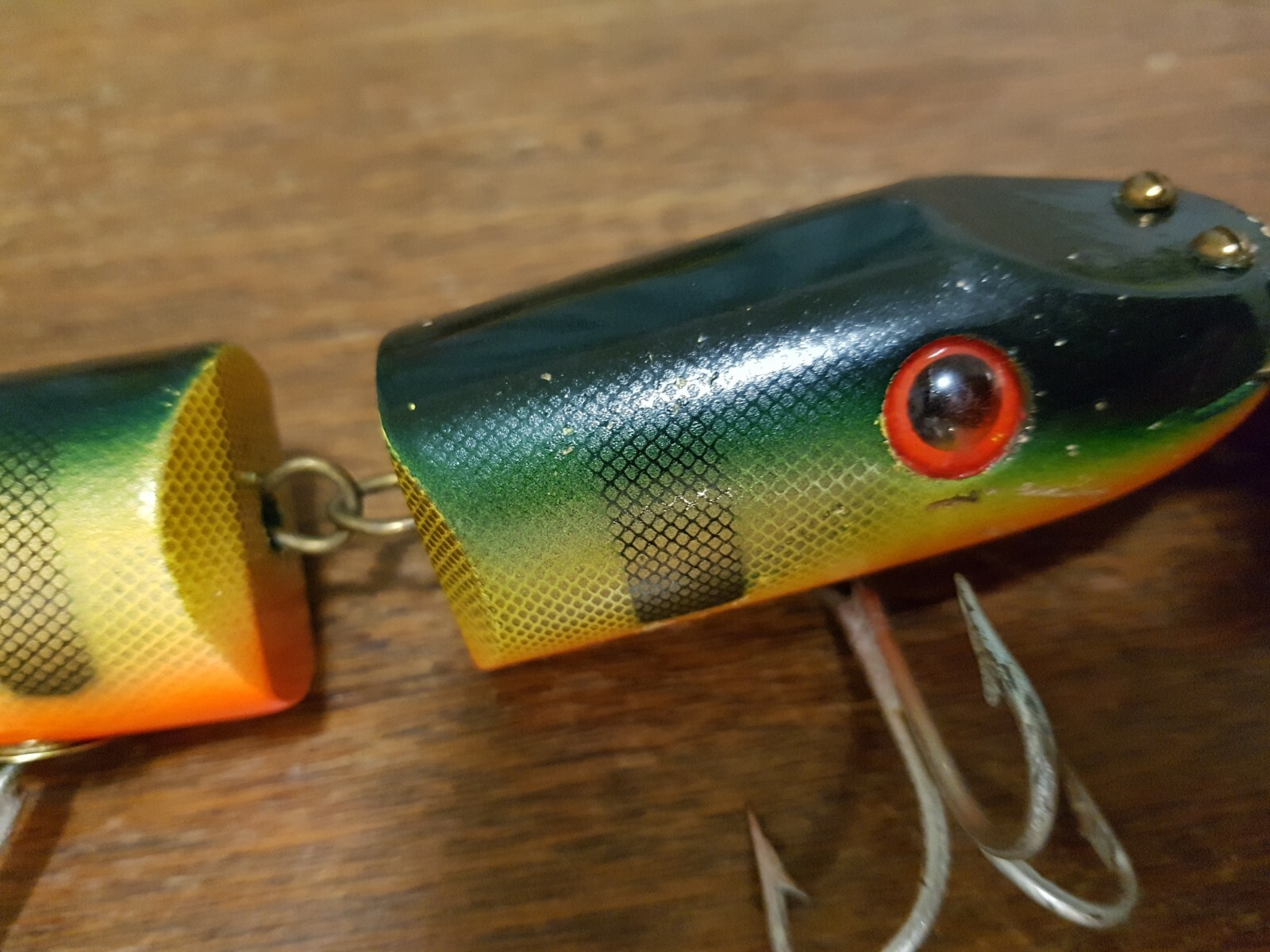 Vintage Handmade Wooden OWB Canadian Musky Pike Lure HUGE eBay