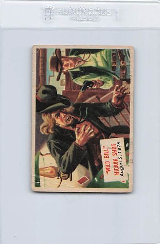 1954 Topps Scoop #122 Wild Bill Hickok Shot VG *DA-D1908