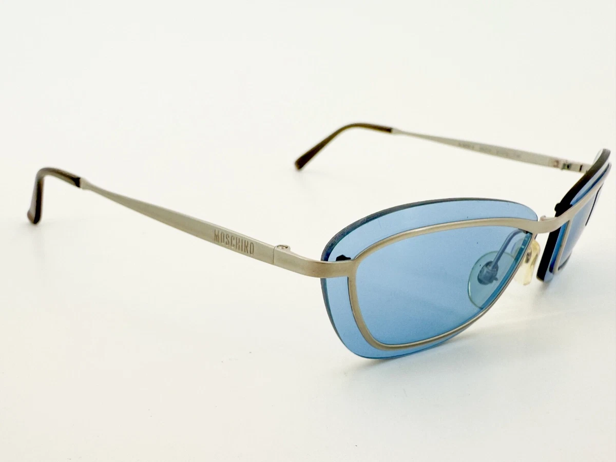 Moschino Sunglasses mod. MO643-06S Blue Cat Eye Oval Moschino MO626-02 L30 Teen Heart Shaped Sunglasses -Wo – ABC  main image 4