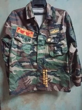 Republic Of Korea ROK Marine Corps Embroidered Camo Military Army Uniform