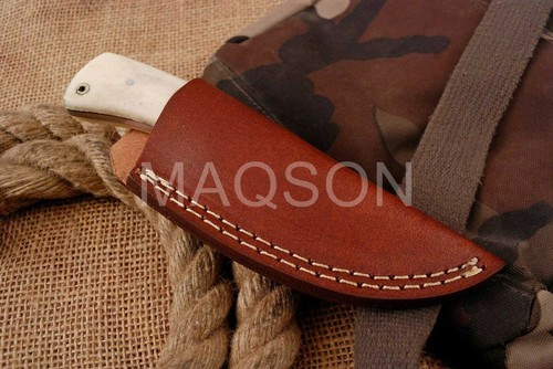 Damast Messer Damaszener Stahl Jagd Knife Damascus Hunting Bowie 4302 - Bild 6 von 8