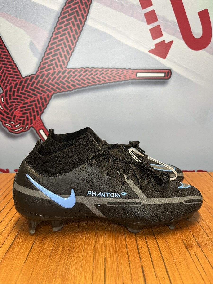 Nike Phantom GT2 Elite DF FG Black Grey Soccer Cleats 