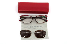 Rare Face a Face ENVOL 2 COL. 2036 Cat Eye France Smoke Tortoise Red Sunglasses