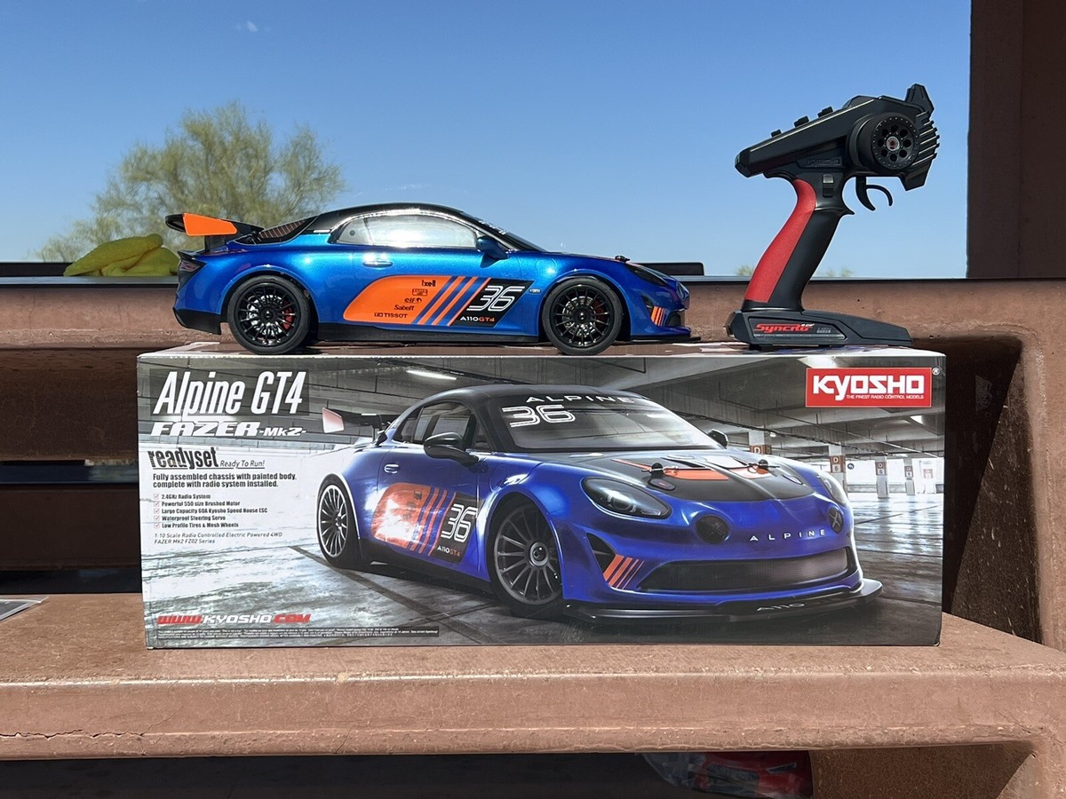 New RC #KYO34423 Kyosho Fazer Mk2 Alpine GT4 ReadySet w