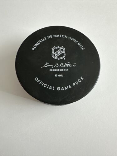 Nick Suzuki Montreal Canadiens Signed 2024 NHL All-Star Game Official Game Puck - Picture 2 of 3