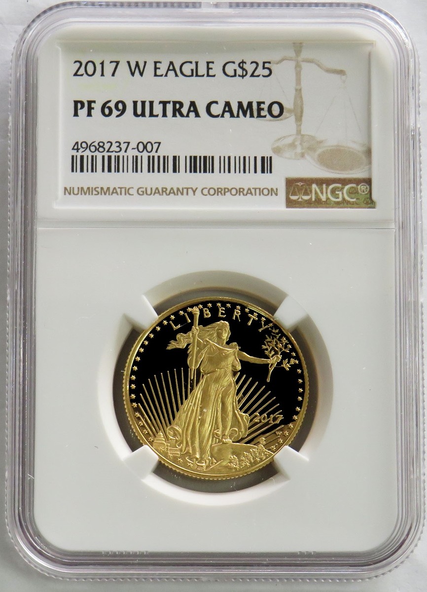 【値下げ】2018 W Eagle $5金貨 PF 70 ULTRA CAMEO American Eagle NGC 2018 Gold Bullion Coins for sale | eBay