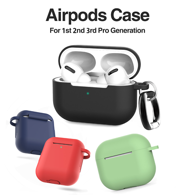 Airpods Case for 1 2 3 & Pro Generation - Silicone case with