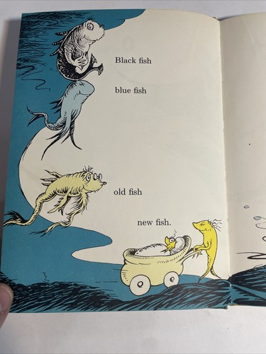 One Fish Two Fish Red Fish Blue Fish, Dr. Seuss 1st Edit./Book Club, 1960, VG+ - Bild 9 von 10