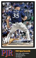 2018 Topps Update #US291 Brent Suter Milwaukee Brewers