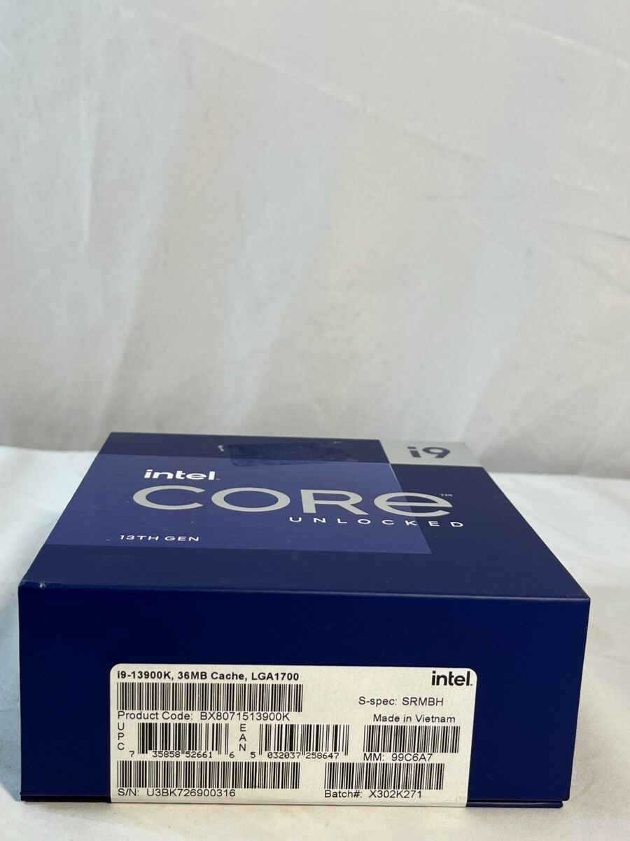 Intel Core i9-13900K 13th Gen 24-Core 3.00GHz Processor for Intel Core i9-13900K 13th Gen 24-Core 3.00GHz Processor for