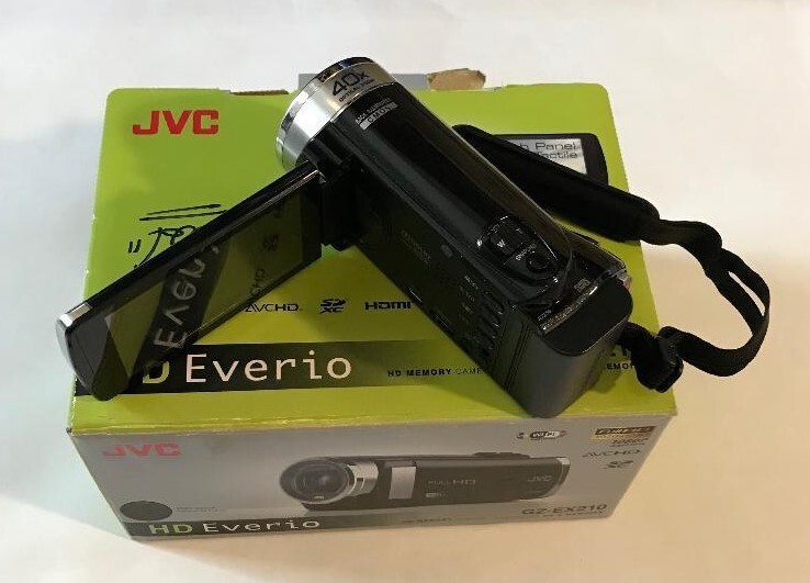 JVC Everio GZEX210 HD WiFi Camcorder Charging Cable and 64GB SanDisk