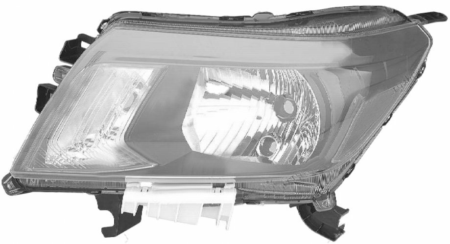 Phare avant gauche Nissan Navara D23 avec réglage de hauteur électrique étanche