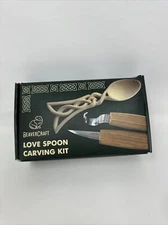 BeaverCraft Carving Kit for Beginners DIY04 - Wood Whittling Love Celt Spoon